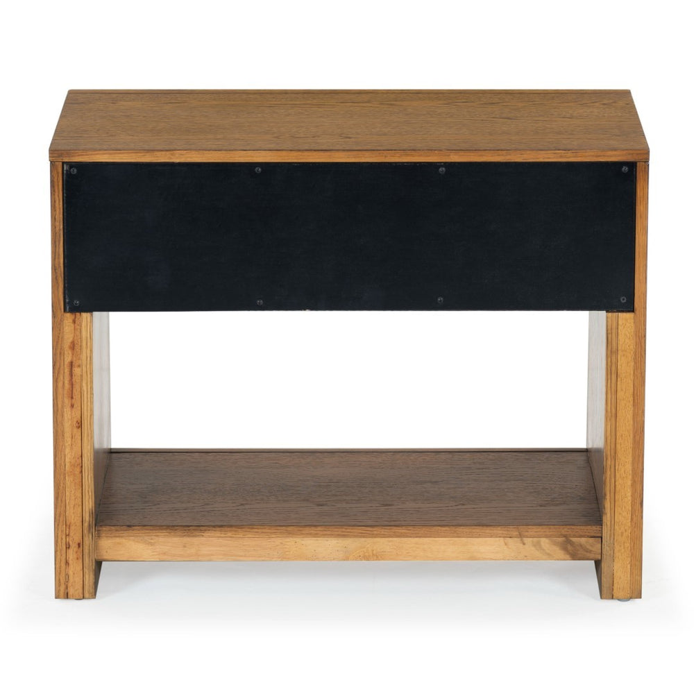 Safavieh Darnell Wood 1 Drawer Nightstand - Elegant Medium Oak Finish For Timeless Bedroom Style & Storage Medium Oak Wood Sfv2152c