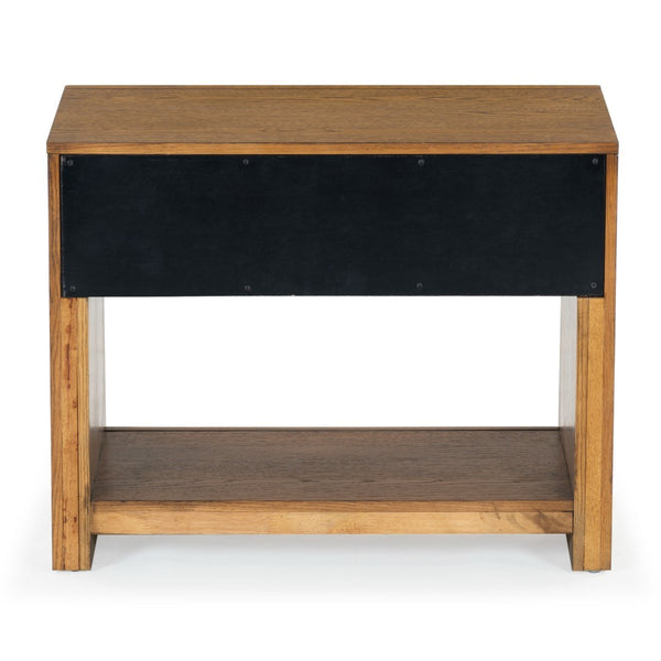 Safavieh Darnell Wood 1 Drawer Nightstand - Elegant Medium Oak Finish For Timeless Bedroom Style & Storage Medium Oak Wood Sfv2152c