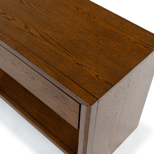 Safavieh Darnell Wood 1 Drawer Nightstand - Elegant Medium Oak Finish For Timeless Bedroom Style & Storage Medium Oak Wood Sfv2152c