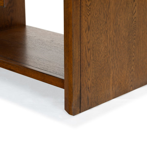 Safavieh Darnell Wood 1 Drawer Nightstand - Elegant Medium Oak Finish For Timeless Bedroom Style & Storage Medium Oak Wood Sfv2152c