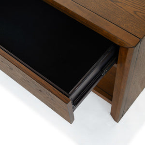 Safavieh Darnell Wood 1 Drawer Nightstand - Elegant Medium Oak Finish For Timeless Bedroom Style & Storage Medium Oak Wood Sfv2152c