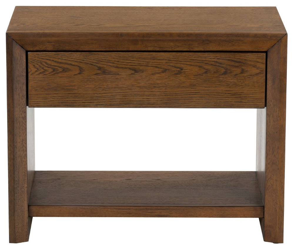 Safavieh Darnell Wood 1 Drawer Nightstand - Elegant Medium Oak Finish For Timeless Bedroom Style & Storage Medium Oak Wood Sfv2152c