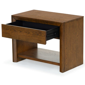 Safavieh Darnell Wood 1 Drawer Nightstand - Elegant Medium Oak Finish For Timeless Bedroom Style & Storage Medium Oak Wood Sfv2152c