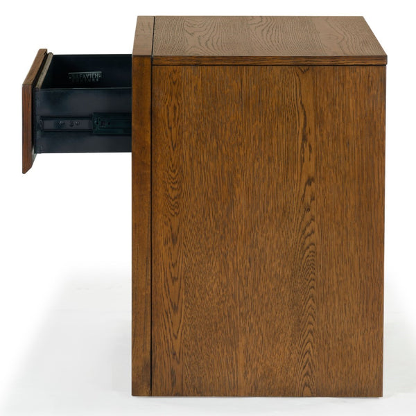 Safavieh Darnell Wood 1 Drawer Nightstand - Elegant Medium Oak Finish For Timeless Bedroom Style & Storage Medium Oak Wood Sfv2152c