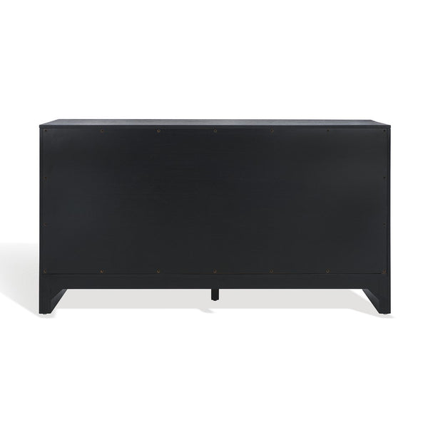 Safavieh Darnell Wood 7 Drawer Dresser Black SFV2153B