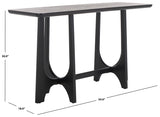 Safavieh Sasha Wood Console Table Black SFV2154B