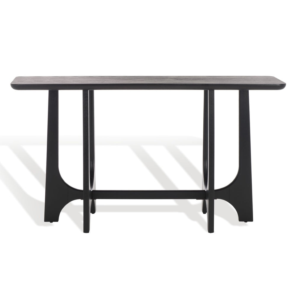 Safavieh SASHA Wood Console Table – Timeless Sophistication for Entryways, Living Rooms, and More! Black SFV2154B