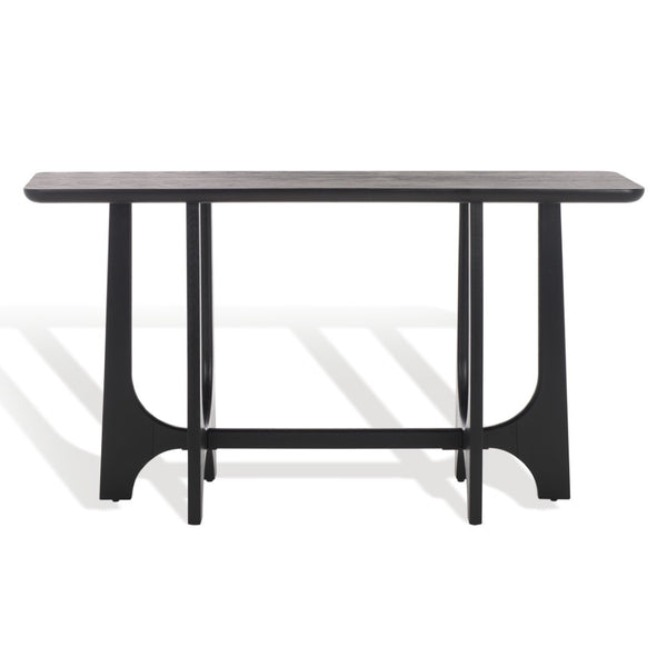 Safavieh SASHA Wood Console Table – Timeless Sophistication for Entryways, Living Rooms, and More! Black SFV2154B