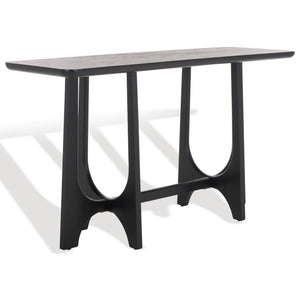 Safavieh SASHA Wood Console Table – Timeless Sophistication for Entryways, Living Rooms, and More! Black SFV2154B