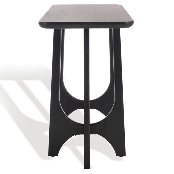 Safavieh SASHA Wood Console Table – Timeless Sophistication for Entryways, Living Rooms, and More! Black SFV2154B