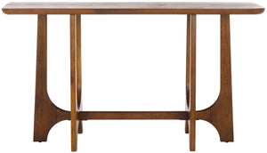 Safavieh SASHA Wood Console Table – Timeless Sophistication for Entryways, Living Rooms, and More! Medium Oak SFV2154C