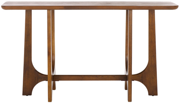 Safavieh SASHA Wood Console Table – Timeless Sophistication for Entryways, Living Rooms, and More! Medium Oak SFV2154C