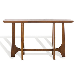 Safavieh SASHA Wood Console Table – Timeless Sophistication for Entryways, Living Rooms, and More! Medium Oak SFV2154C