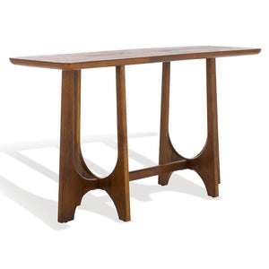 Safavieh SASHA Wood Console Table – Timeless Sophistication for Entryways, Living Rooms, and More! Medium Oak SFV2154C