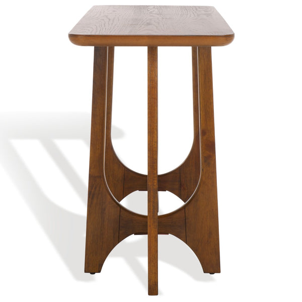 Safavieh SASHA Wood Console Table – Timeless Sophistication for Entryways, Living Rooms, and More! Medium Oak SFV2154C