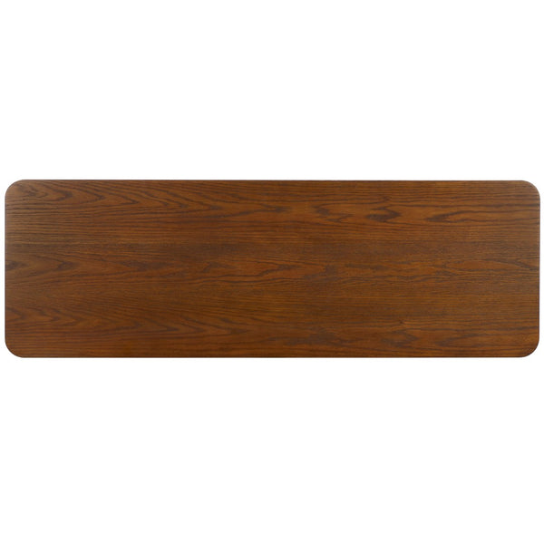 Safavieh SASHA Wood Console Table – Timeless Sophistication for Entryways, Living Rooms, and More! Medium Oak SFV2154C