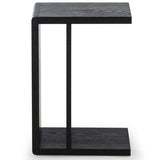 Safavieh Kassia Wood "C" Table Black SFV2155B