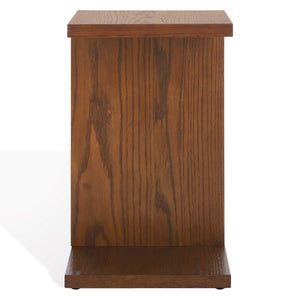Safavieh Kassia Wood "C" Table Medium Oak SFV2155C