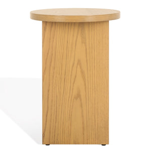 Safavieh Bonaclara Wood 2 Leg Table Natural SFV2156A