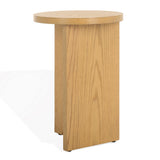 Safavieh Bonaclara Wood 2 Leg Table Natural SFV2156A