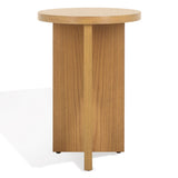 Safavieh Bonaclara Wood 2 Leg Table Natural SFV2156A