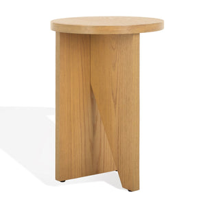 Safavieh Bonaclara Wood 2 Leg Table Natural SFV2156A