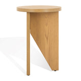 Safavieh Bonaclara Wood 2 Leg Table Natural SFV2156A