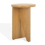 Safavieh Bonaclara Wood 2 Leg Table Natural SFV2156A