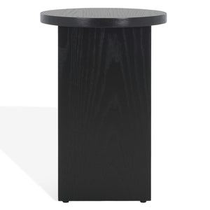 Safavieh Bonaclara Wood 2 Leg Table Black SFV2156B