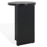 Safavieh Bonaclara Wood 2 Leg Table Black SFV2156B