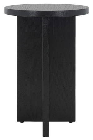 Safavieh Bonaclara Wood 2 Leg Table Black SFV2156B