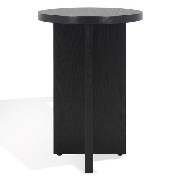 Safavieh Bonaclara Wood 2 Leg Table Black SFV2156B