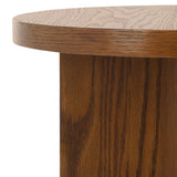 Safavieh Bonaclara Wood 2 Leg Table Medium Oak SFV2156C