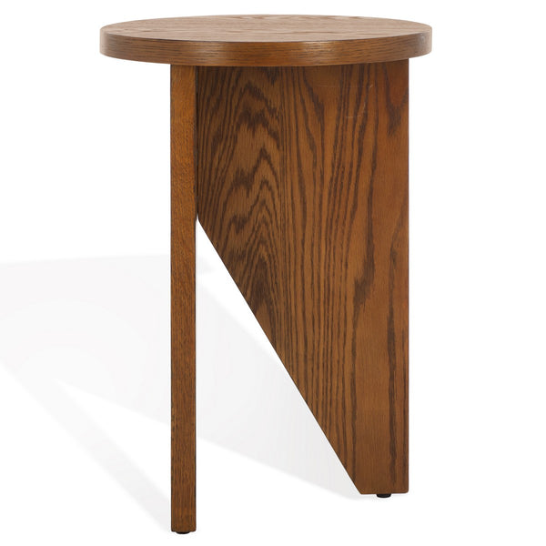 Safavieh Bonaclara Wood 2 Leg Table Medium Oak SFV2156C