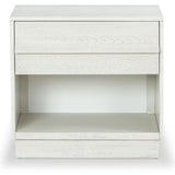 Safavieh Deirdra 1 Drawer Wood Nightstand White Wash SFV2157A