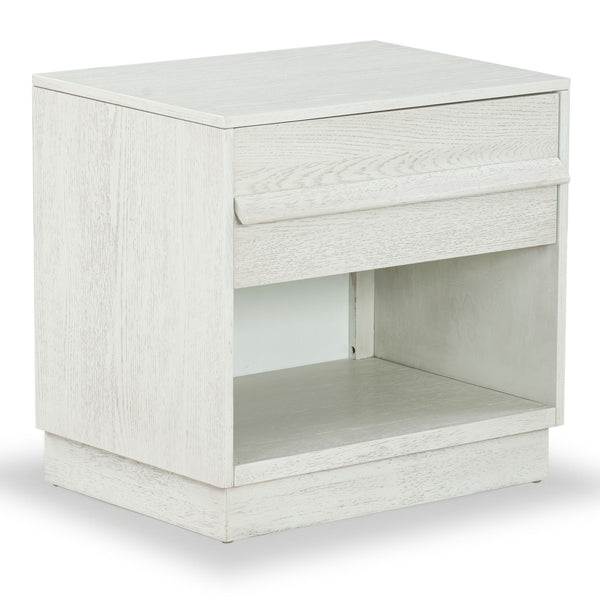 Safavieh Deirdra 1 Drawer Wood Nightstand White Wash SFV2157A