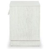 Safavieh Deirdra 1 Drawer Wood Nightstand White Wash SFV2157A