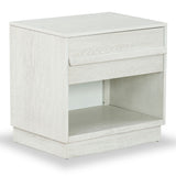 Safavieh Deirdra 1 Drawer Wood Nightstand White Wash SFV2157A