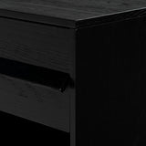 Safavieh Deirdra 1 Drawer Wood Nightstand Black SFV2157B