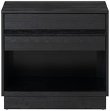 Safavieh Deirdra 1 Drawer Wood Nightstand Black SFV2157B