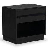 Safavieh Deirdra 1 Drawer Wood Nightstand Black SFV2157B