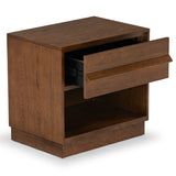 Safavieh Deirdra 1 Drawer Wood Nightstand Medium Oak SFV2157C