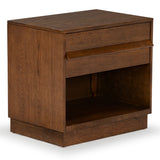 Safavieh Deirdra 1 Drawer Wood Nightstand Medium Oak SFV2157C