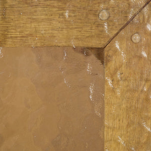 Safavieh Benecarlo Wood And Glass Top Accent Table Natural / Clear SFV2158A