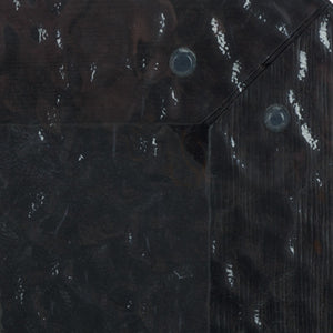 Safavieh Benecarlo Wood And Glass Top Accent Table Black / Clear SFV2158B