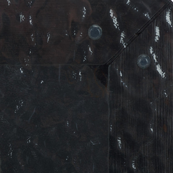 Safavieh Benecarlo Wood And Glass Top Accent Table Black / Clear SFV2158B