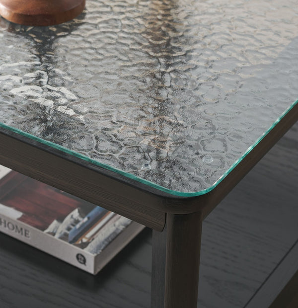 Safavieh Benecarlo Wood And Glass Top Coffee Table Black / Clear SFV2159B