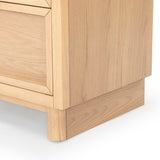 Safavieh Dinah 2 Drawer Wood Nightstand Natural SFV2161A