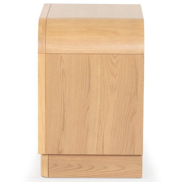 Safavieh Dinah 2 Drawer Wood Nightstand Natural SFV2161A