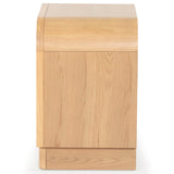 Safavieh Dinah 2 Drawer Wood Nightstand Natural SFV2161A